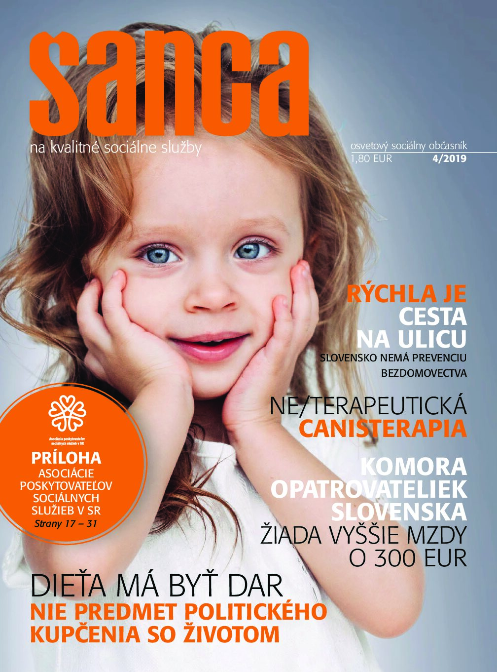 Šanca na kvalitné sociálne služby 04/2019