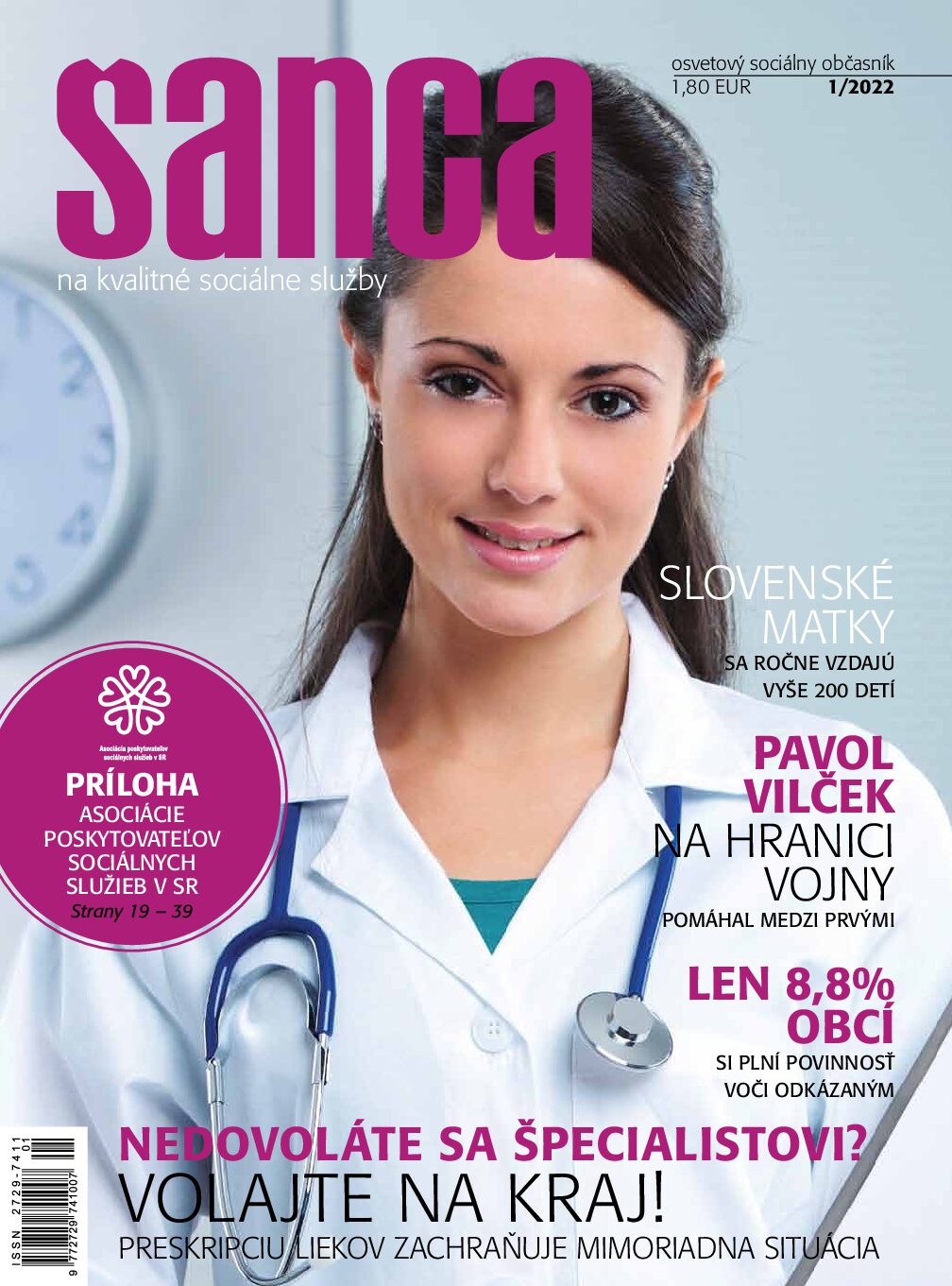 Šanca na kvalitné sociálne služby 01/2022